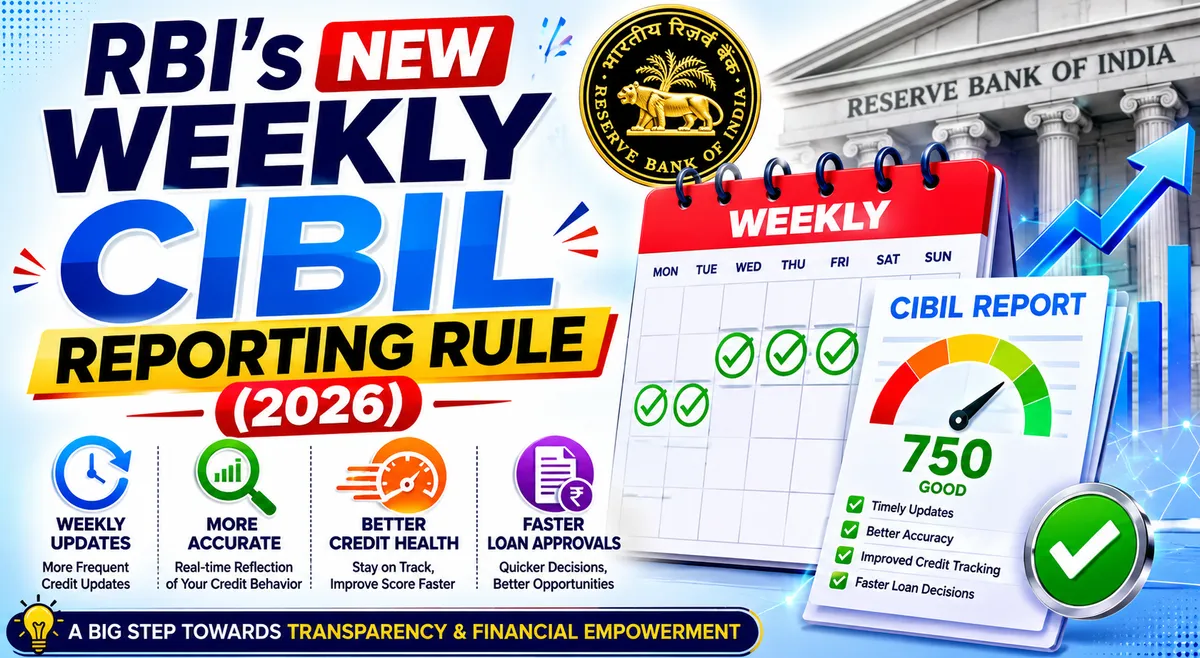 RBI's New Weekly CIBIL Reporting Rule (2026): What It Means for Your Loan Eligibility