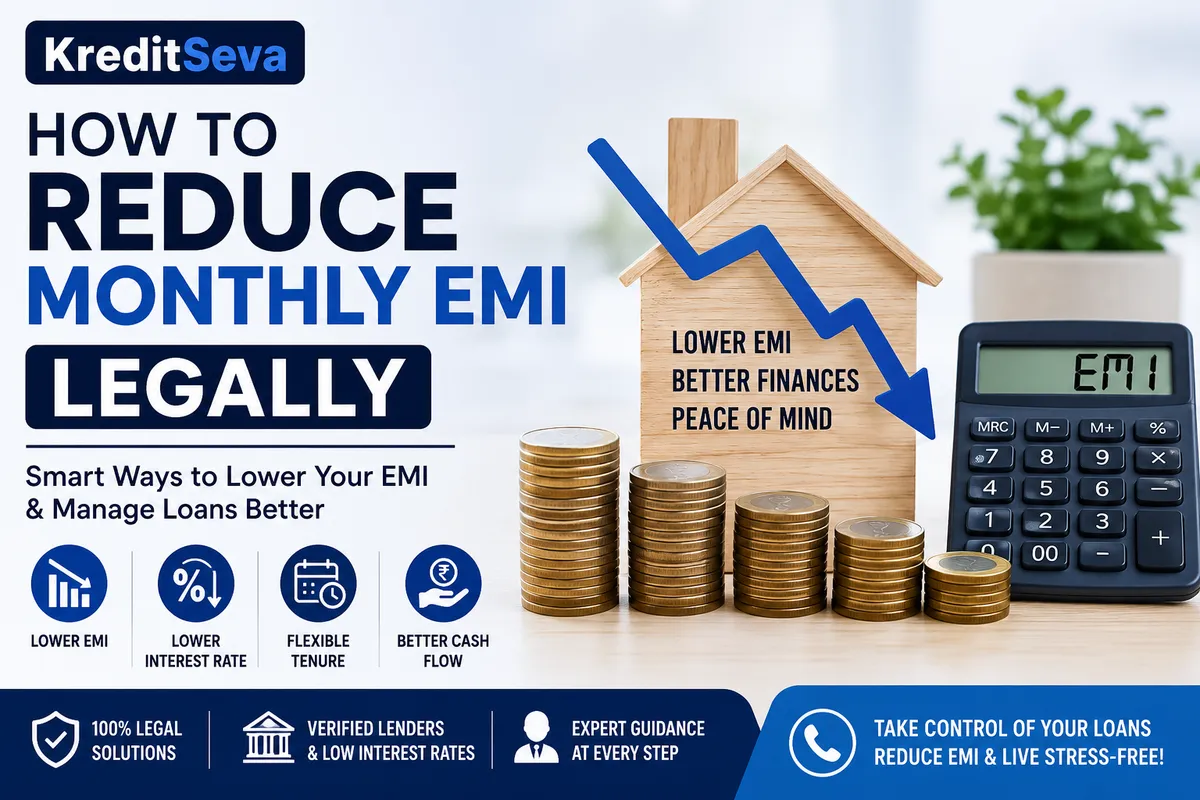 How to Reduce Monthly EMI Legally: Smart & Safe Ways to Lower Your Loan Burden