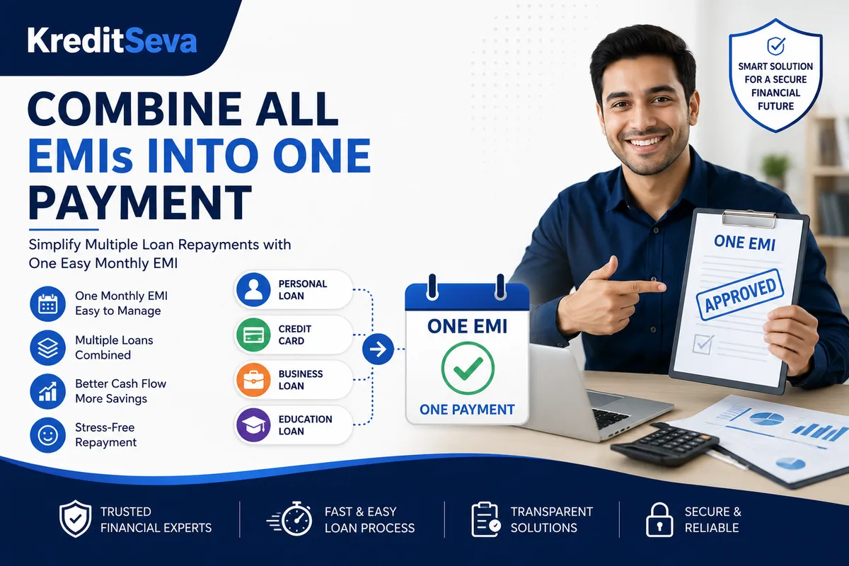 Combine All EMIs Into One Payment: Simplify Your Monthly Loan Repayments