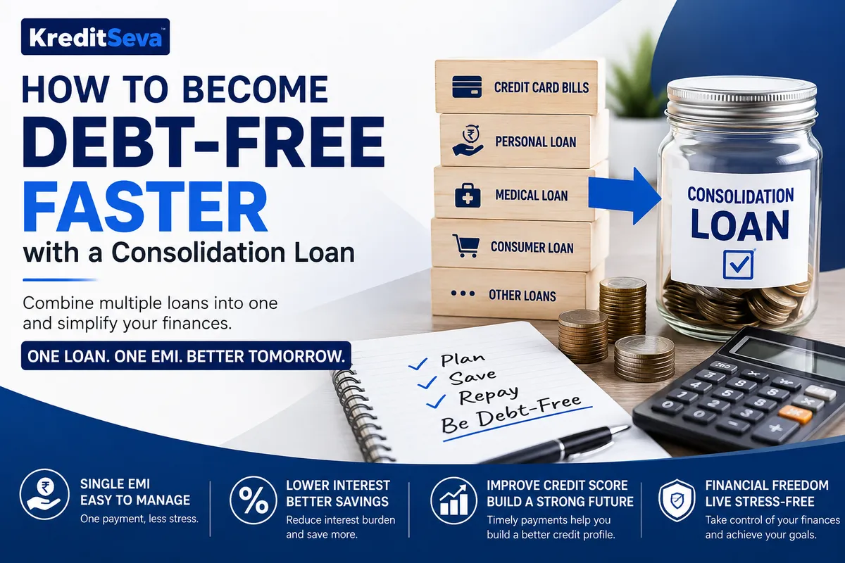 How to Become Debt-Free Faster with a Consolidation Loan
