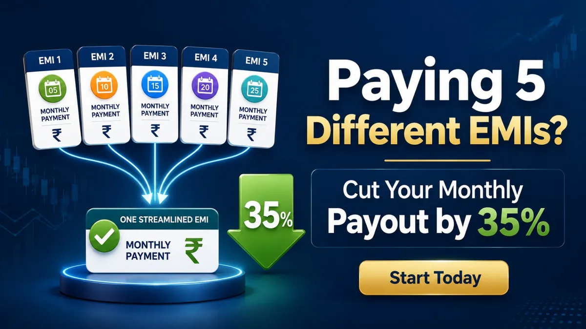 Paying 5 Different EMIs? How to Cut Your Monthly Payout by 35% Today