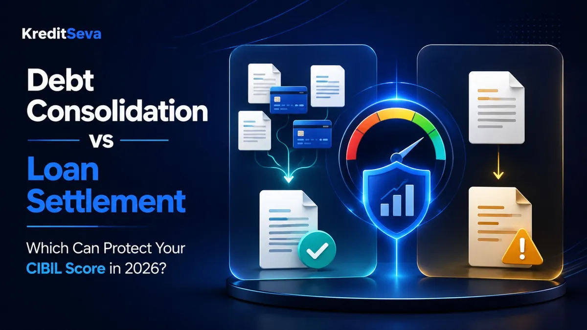 Debt Consolidation vs Loan Settlement in 2026: Which Option Can Protect Your CIBIL Score?
