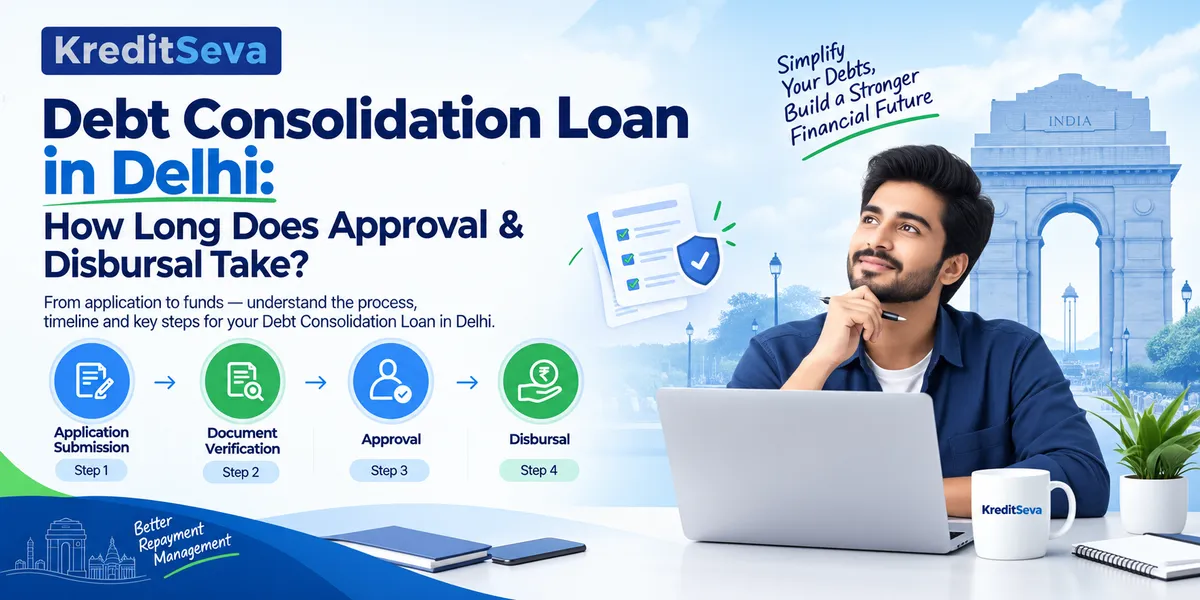 Debt Consolidation Loan in Delhi: How Long Does Approval & Disbursal Take?